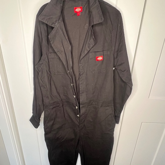Dickies Pants - Dickie's Long Sleeve Cotton Twill Work Utility Jumpsuit Women's Size XL